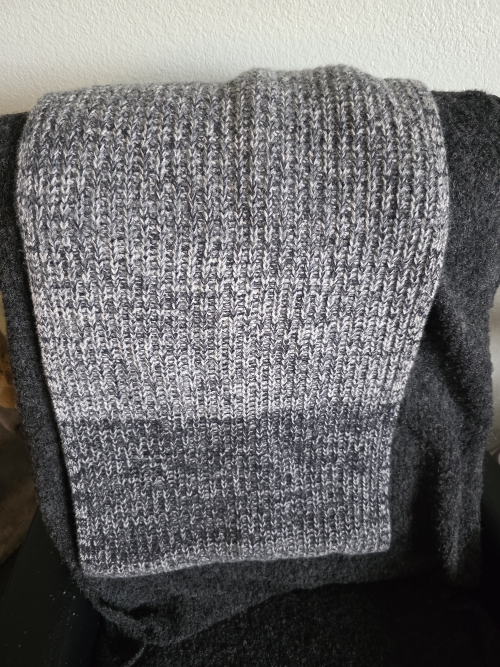 Halogen Gray Ombre  Cashmere Scarf